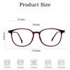 YIMARUILI Retro Oval TR90 Women's Glasses Frame Ultralight Fashion Total Small Face Optical Prescription Eyeglasses Frame F127X