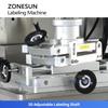 ZONESUN ZS-TB300N Automatic Round  Flat Bottle Labeler Single Double Side Labeling Wrap Around Labeler for Juice Beverage