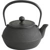 Iwachu Cast Iron Teapot Type 7 Arare IH Compatible Black Baked (Kama Baked) 0.9L Nambu 11720