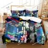 3D Printed Anime Akudama Drive Bedding Set Boys Girls Twin Queen Size Duvet Cover Pillowcase Bed Kids Adult Home Textileextile