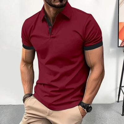 Herren Oberteile Revers Kurzarm Lässig Locker Geschnitten Regulärer Stil Oberteile Lässig Locker Geschnitten Pullover Oberteile Alltagskleidung