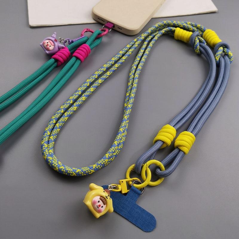 Mobile Phone Lanyard, Long, Crossbody Can Be Carried, Multifunctional, Neck Hanging, Men's and Women's Outdoor Hiking, Thick Chain Case Cover