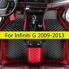 Car Floor Mats For Infiniti G 2013 2012 2011 2010 2009 Carpets Car Waterproof  Interior Accessories Foot Rugs Auto Parts