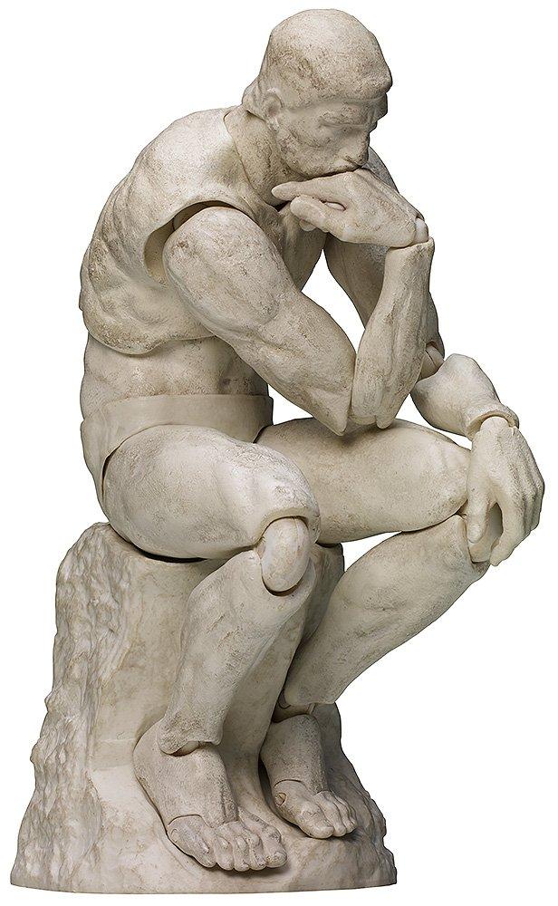 Figma The Thinker from The Table Plaster ABS PVC Painted Action Figure Museum Ver. Non-scale &