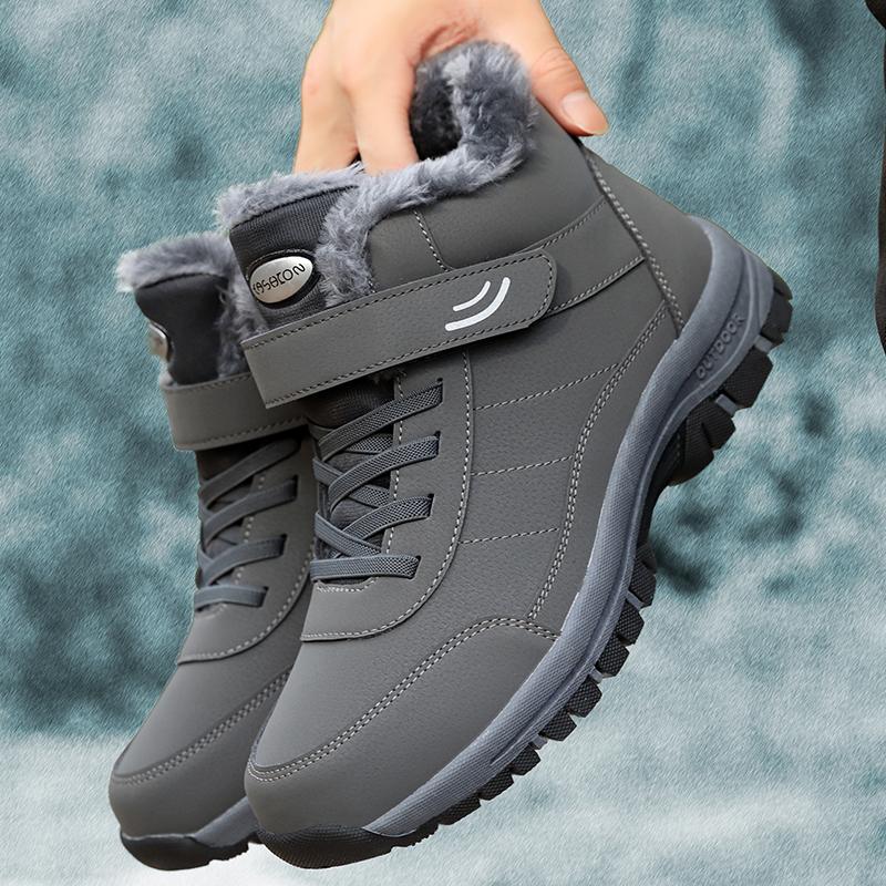 Winter Men Military Tactical Boots Desert Plush Warm Ladies Anti-Slip Women Ultrallight Thick Soles Unisex Climbing Hiking Shoes
