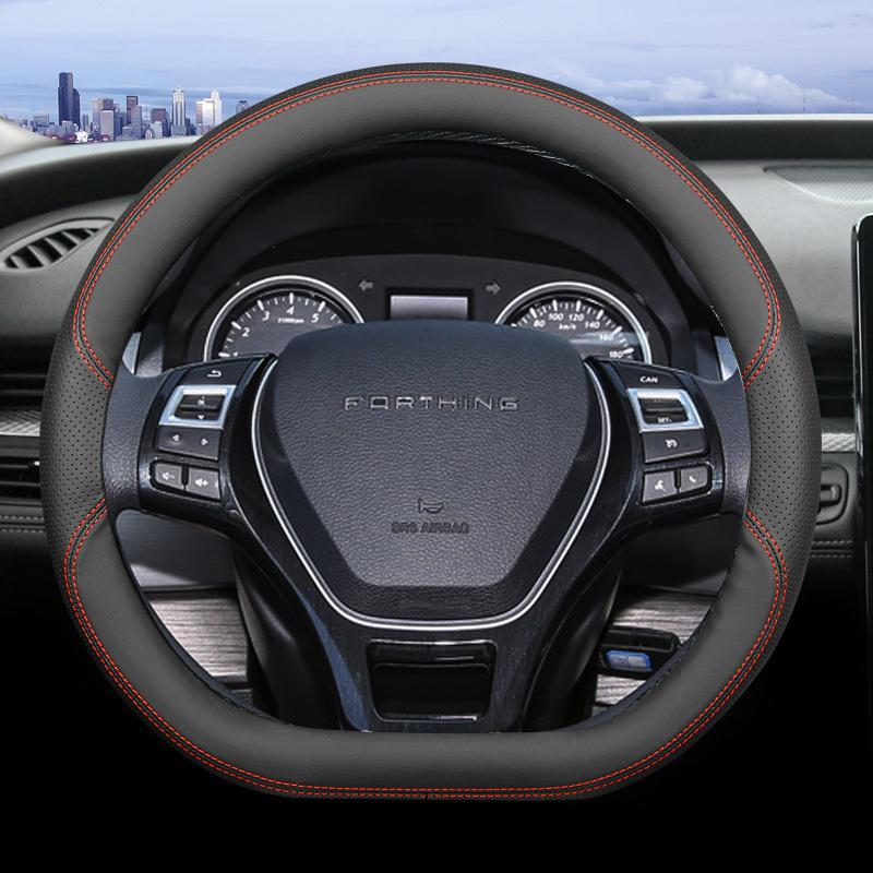 D Shape Car Steering Wheel Cover for Forthing T5 EVO 2020 2026 2026 2026 2026 2026 Auto Braid On Steeing-wheel Wrap