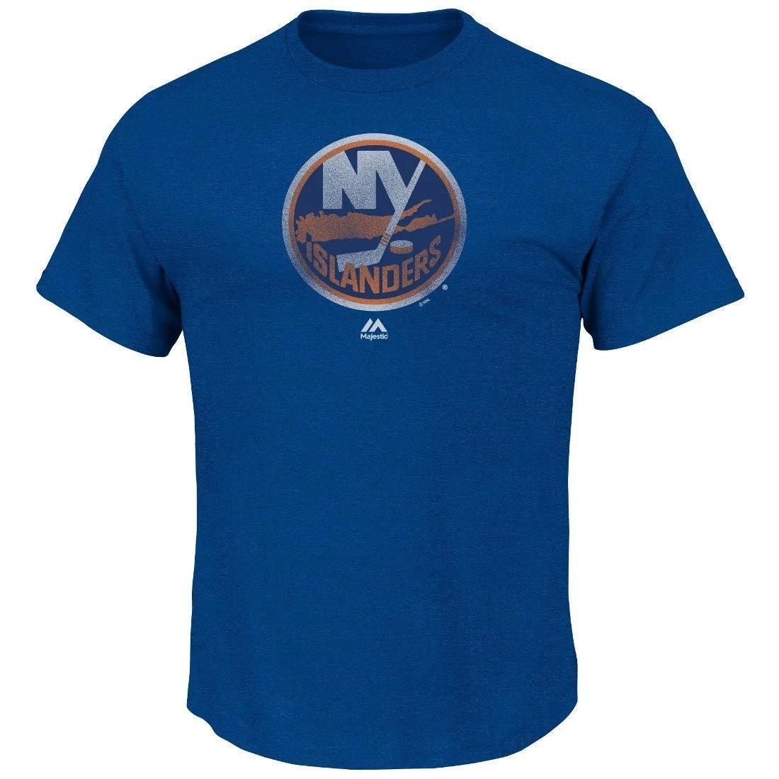 New York Islanders Blue Raise The Level Short Sleeve T shirt (Small) 4XL