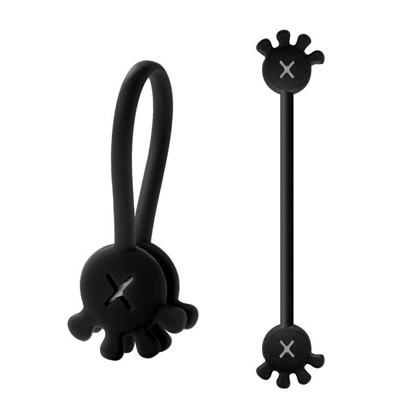 Palm Silicone Magnetic Cable Organizer and Bookmark