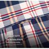 Men's Carbon Brushed Long-Sleeve Plaid Cotton Shirt