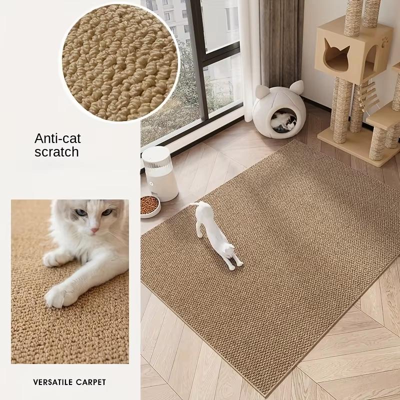 

Imitation sisal cat scratching mat can be cut to size, non-slip, pineapple pattern, wear-resistant and scratching mat for cats 50cmX80cm верблюд