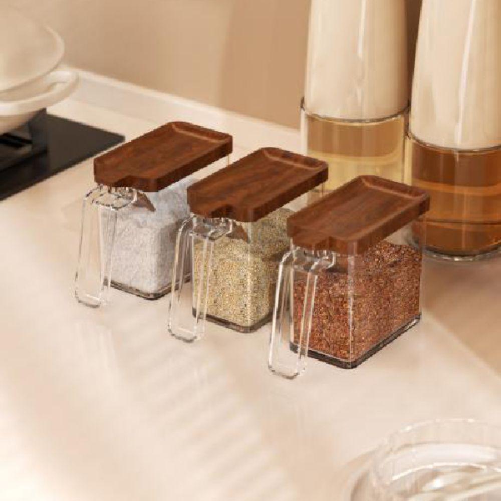 Leak-proof Condiment Storage Container Moisture-proof Sugar and Salt Container Restaurant