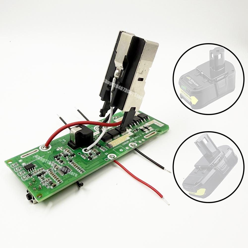 P108 Lithium Battery Parts PCBA BMS for Ryobi 18V Li-ion Battery Chip Charging Protection Circuit Board Control Motherboard