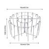 Stainless Steel Vertical Grill Rack Skewer Holder Air Fryer Accessory with 24 Skewers Air Fryers Grill Rack Kitchen Supplies