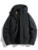 Unisex 3-in-1 Outdoor Jacket: Windproof, Waterproof, Detachable Fleece Liner – Ideal for Autumn/Winter Mountaineering.