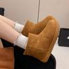Snow Boots Women's Winter New Fur Integrated Fleece Thickened Bread Shoes Warm Cotton Shoes Women