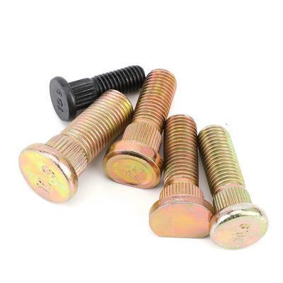 1 Pièce M8 M10 M12 Acier 10.9 Goujon de Roue Cannelé pour ATV UTV Kart Quad Vélo Pièces M12*1.25/M10*1.25 /M8*1.25