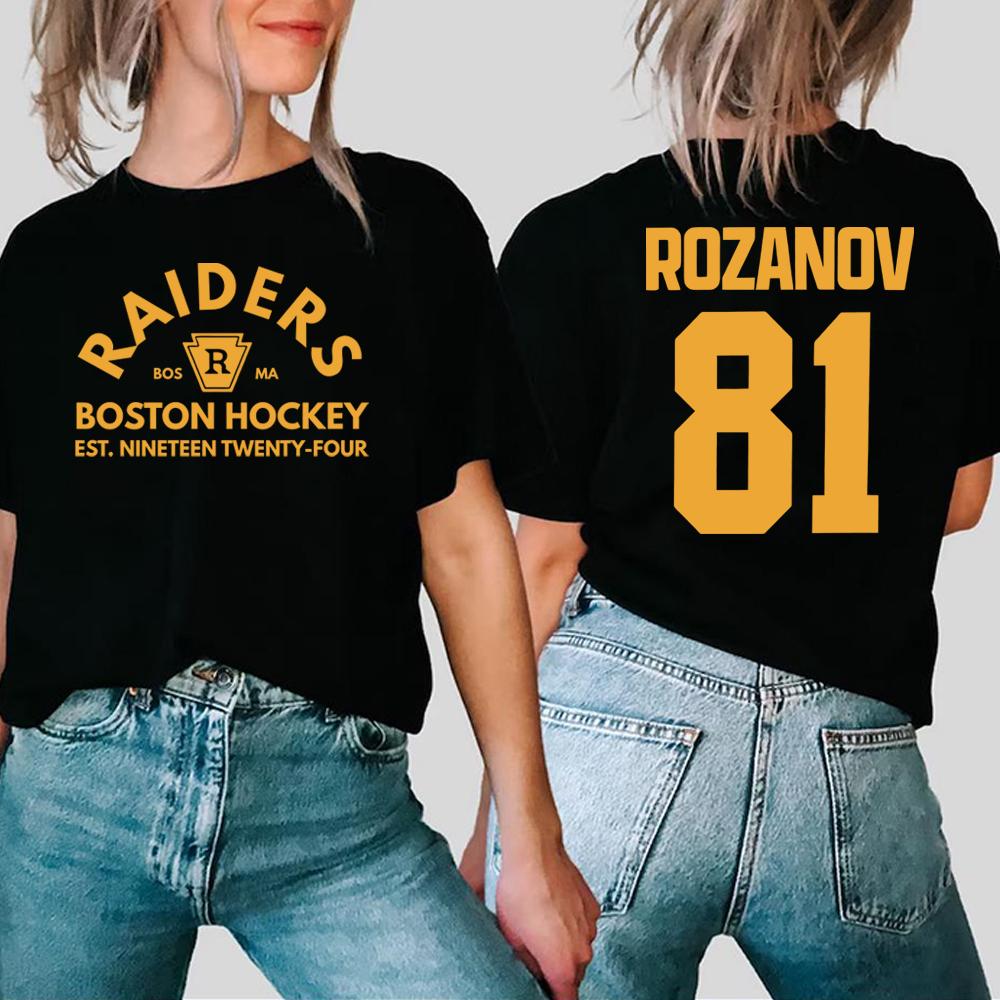 Ilya Rozanov 81Boston Raiders Shirt Hudson Williams Connor Storrie Tshirt Heated Rivalry Tee Ilya Rozanov Shane Hollander Tops