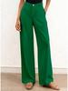 European-American High-Waisted Wide-Leg Women's Suit Pants - Simple Drapey Style for Spring/Summer Business Casual
