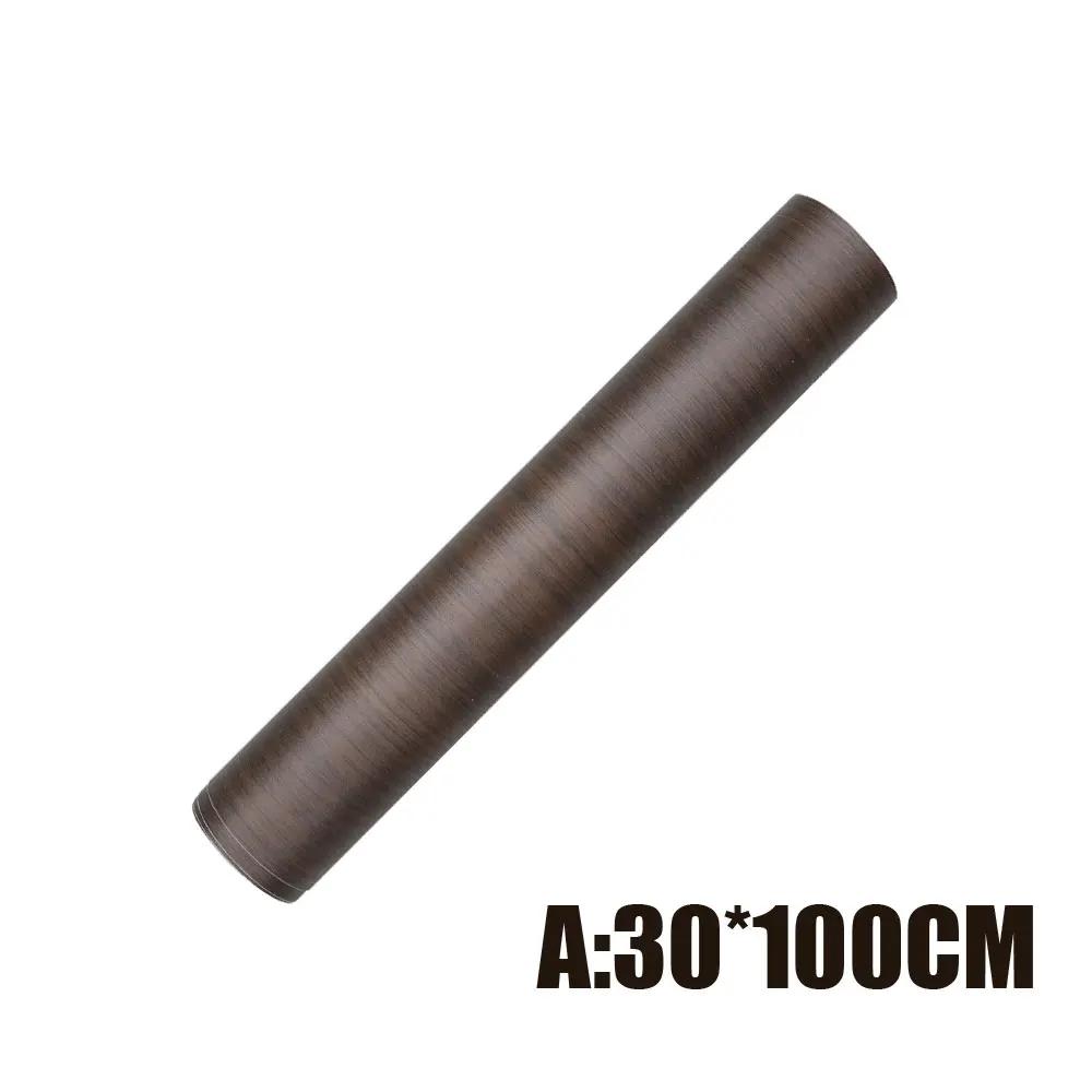 1Pc 30CM*100CM New PVC Self-adhesive Sticker Wood Grain Textured Vinyl Wrap Decal DIY Car Styling Film Car Interior Accessories