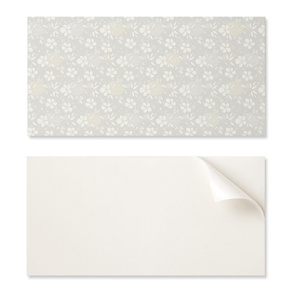 Panel Winylowy Z Dekorem Do Kuchni Lub Łazienki 120X60 Cm Kwiatowy Wzór Na Tle