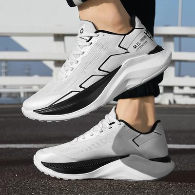 Zapatillas para Correr Nuevas Zapatillas Deportivas Blancas para Hombre Zapatillas de Moda para Hombre Calzado para Exterior Antideslizante Gimnasio Resistente al Desgaste Maratón