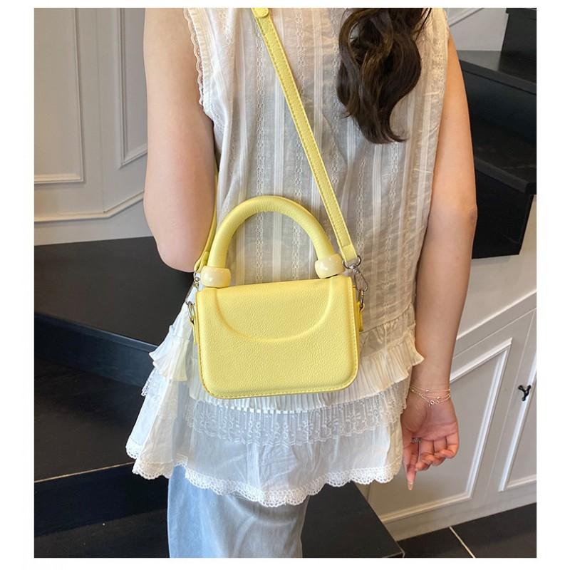 Handbag Bag 2025 New Casual Trend Niche Design Cross-body Fashionable Portable Single-shoulder Small Square