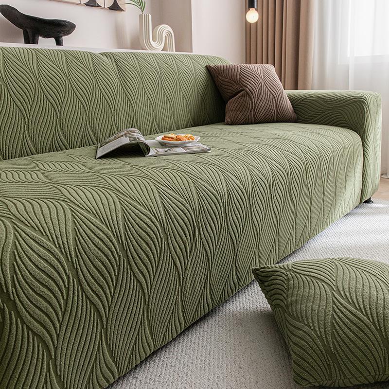 Simple Style Jacquard Fleece Sofa Cover Universal In All Seasons, All-Inclusive Cover Cloth Non-Slip Sofa Cover