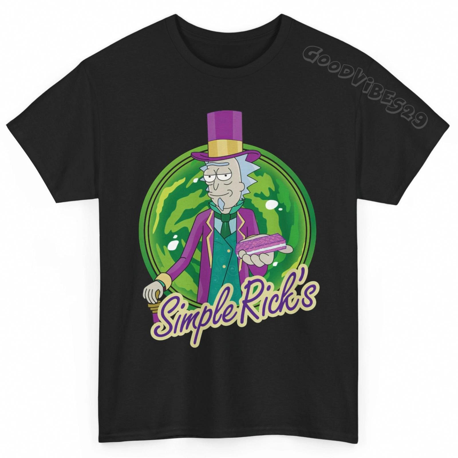 Rick And Morty Rick Waffers Vintage Cartoon Gift T-Shirt S-5XL Men Women Unisex S