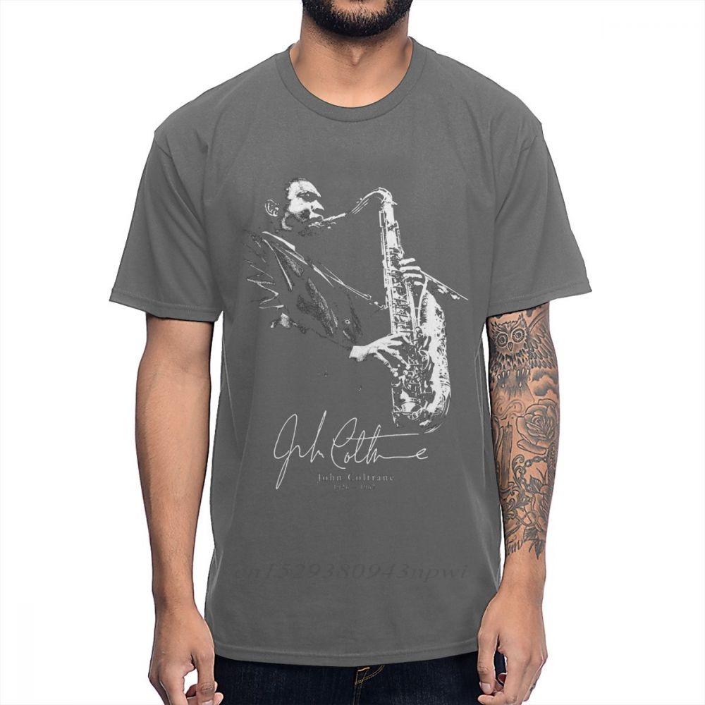 American Jazz Saxophonist And Composer Sax Music John Coltrane T Shirt 100 Cotton Graphic Cotton Tee Shirt