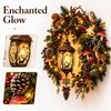 Christmas Series Wall Decoration with Lights, Holiday Hanging Decor for Home Indoor Display