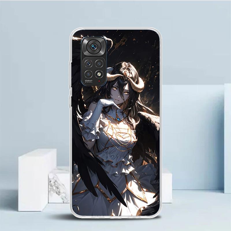 Albedo Overlord Anime Soft Cover for Xiaomi Redmi Note 15 14 13 12 Pro Plus Phone Case 14S 11S 11T 11E 10S 10 4G Pattern Shell R