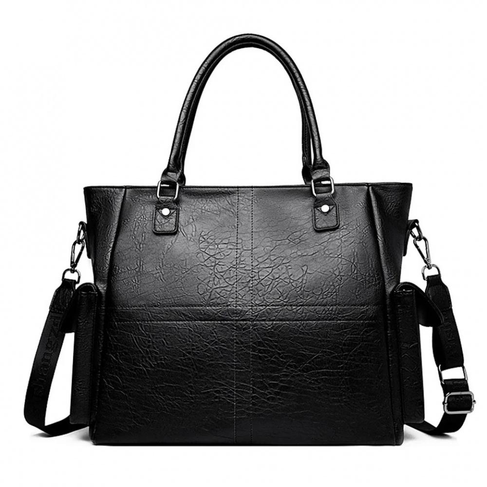 Women Casual Top-Handle Tote Bags High Quality Soft Leather Handbags Retro Luxury Shoulder Bag Ladies Large Crossbody Bags