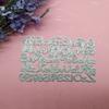 Wykrojniki Litery Cyfry Metalowe Wykrojniki Narzędzie do Wytłaczania DIY do Tworzenia Kartek Urodzinowych Zaproszeń Scrapbooking DIY Rzemiosło