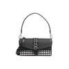 MK Greenwich Studded Logo Leather Crossbody Shoulder Bag Women Bags Black 30H1SGRL2B-001