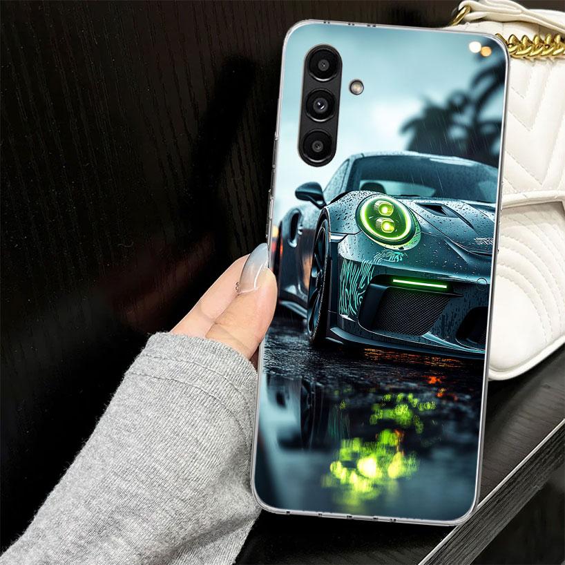 Sports GT3-RS Car-911 Case for Samsung A17 A16 A56 A36 A26 A15 A55 A35 A25 A14 A54 A34 A24 Phone Cover A13 A53 A33 A23 A05S A04S
