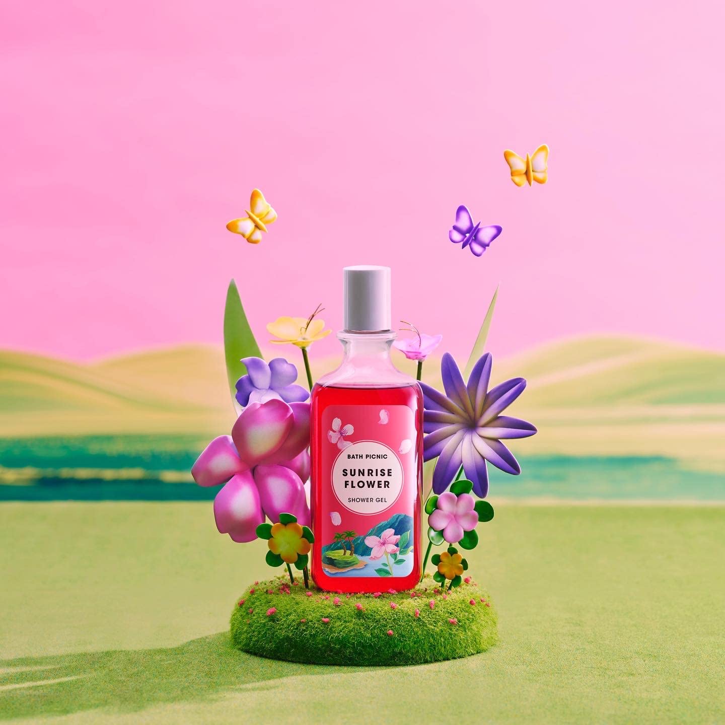 

BATH PICNIC Гель для душа Sunrise Flower 280 мл Мыло для тела [Отечественное производство]