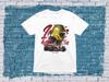 Carlos Sainz Ferrari F1 Goldener Helm Vintage Kunst Grafik T-Shirt, Unisex Oversized Streetwear, F1 Fan Geschenk