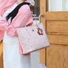 New Disney Strawberry Bear Series PVC Tote Bag, Shoulder Bag Women's Pink BMK-72609P