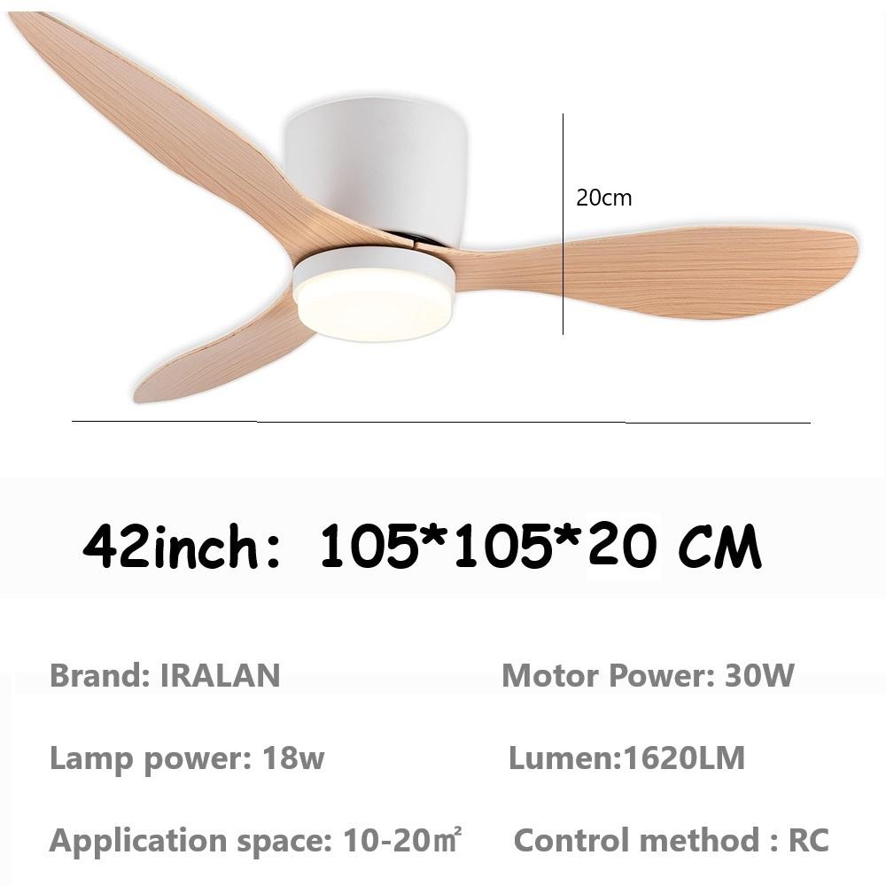 Minimalistischer Deckenventilator DC-Motor 6 Geschwindigkeiten Deckenventilator Licht Mit Fernbedienung Modernes Schlafzimmer Haushaltslicht Dekoration