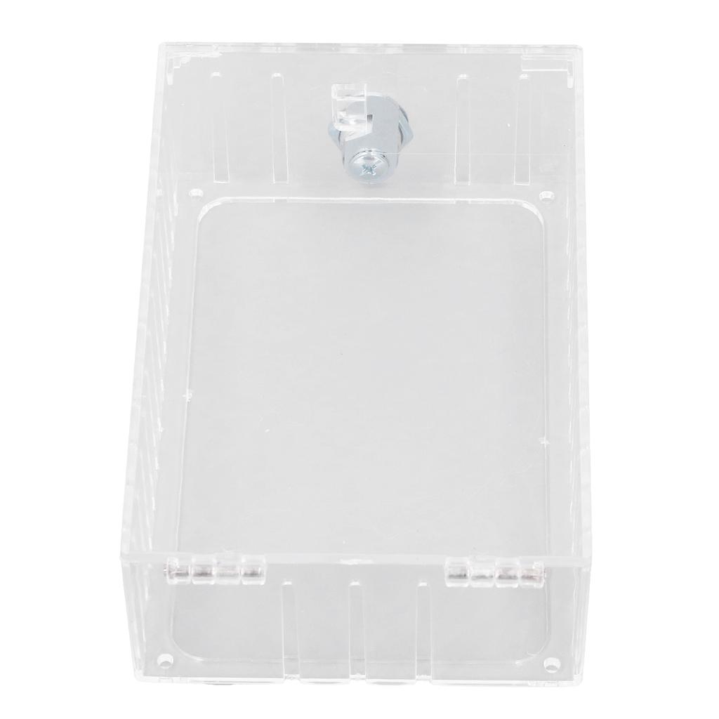 Thermostat Lock Box with Keys Clear Acrylic Protective Cover for Home Or Commercial Temperature