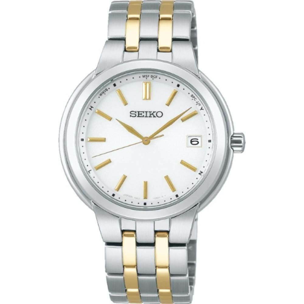 

SEIKO SBTM285 [Коррекция солнечного радиоизлучения] SEIKO SELECTION (ВЫБОР СЕЙКО) Мужская пара, модель белого/золотого/серебристого цвета [настоящая]