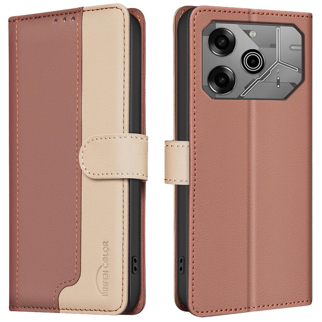 Dla TECNO Pova 6 4G/Pova 6 Pro 5G Etui Skórzane Ochronne Etui na Telefon