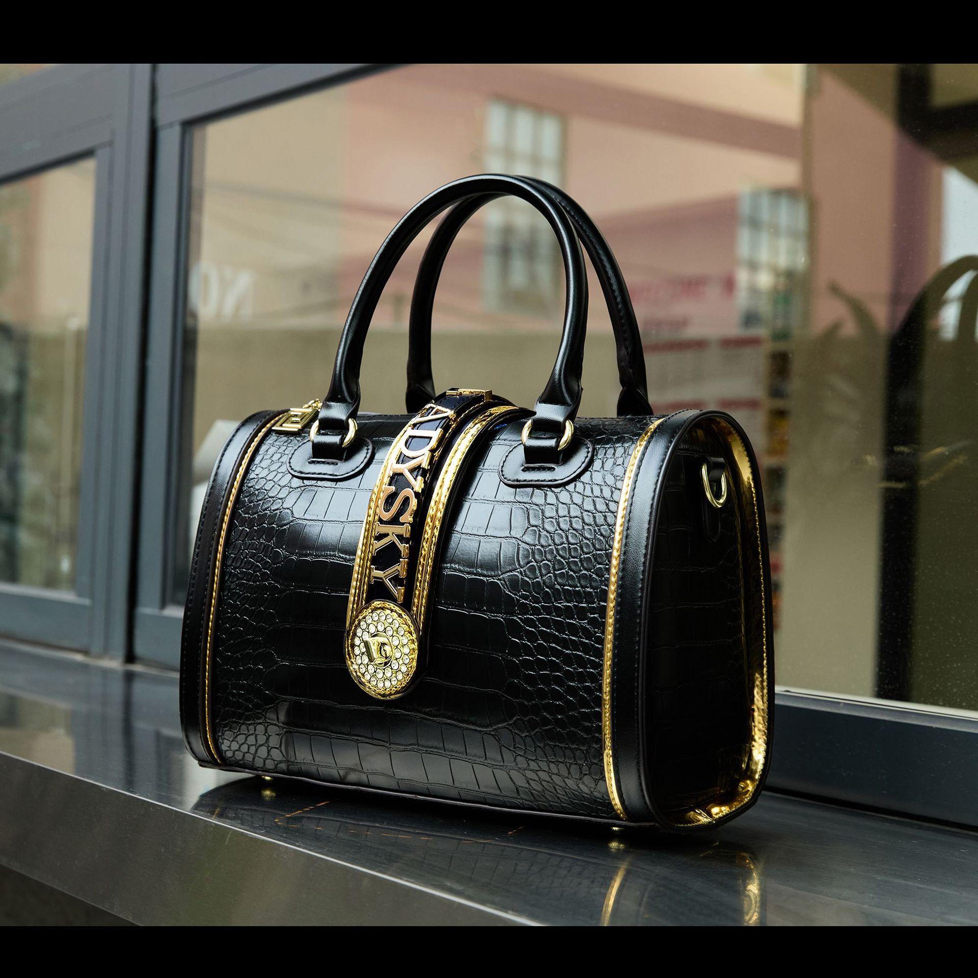 Crocodile Pattern Pillow Bag Texture Handbag