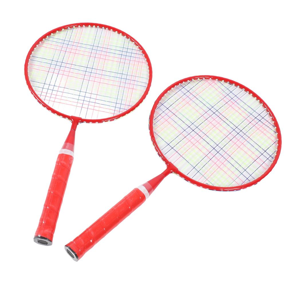 1 Pair Children Badminton Racket Set with Carrying Bag Kids Badminton Kit with 2 Shuttlecocks 1 Tabl