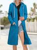 Plus Size Hoodies for Women Casual Full Zip Hoodies Women's Long Hoodies Loose Sweatshirts With Pockets