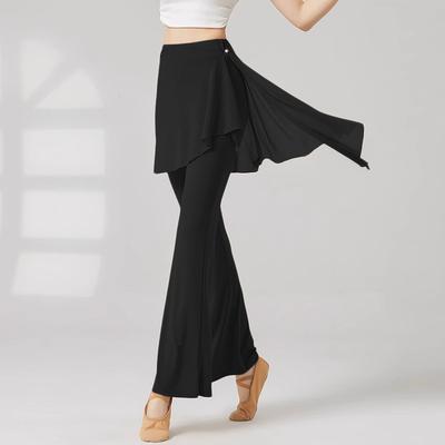 Taneční kalhoty Body Zvonové kalhoty Falešné dvoudílné Moderní taneční oblečení Klasické taneční cvičební oblečení