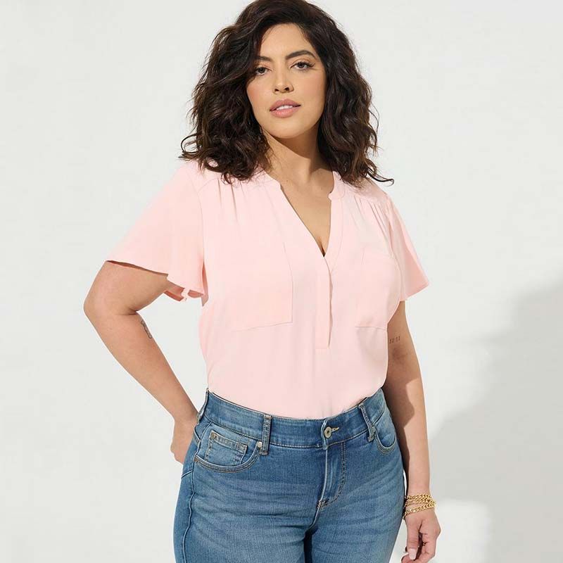 

Y75 100.00kg Fashion Chiffon Shirt Short Sleeve Tops White-defective 3 pieces