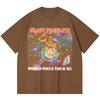 Camiseta Heavy Metal 100% Algodão 230 Gsm Estampa de Banda de Rock Música Popular Unissex Camiseta de Algodão Pesado