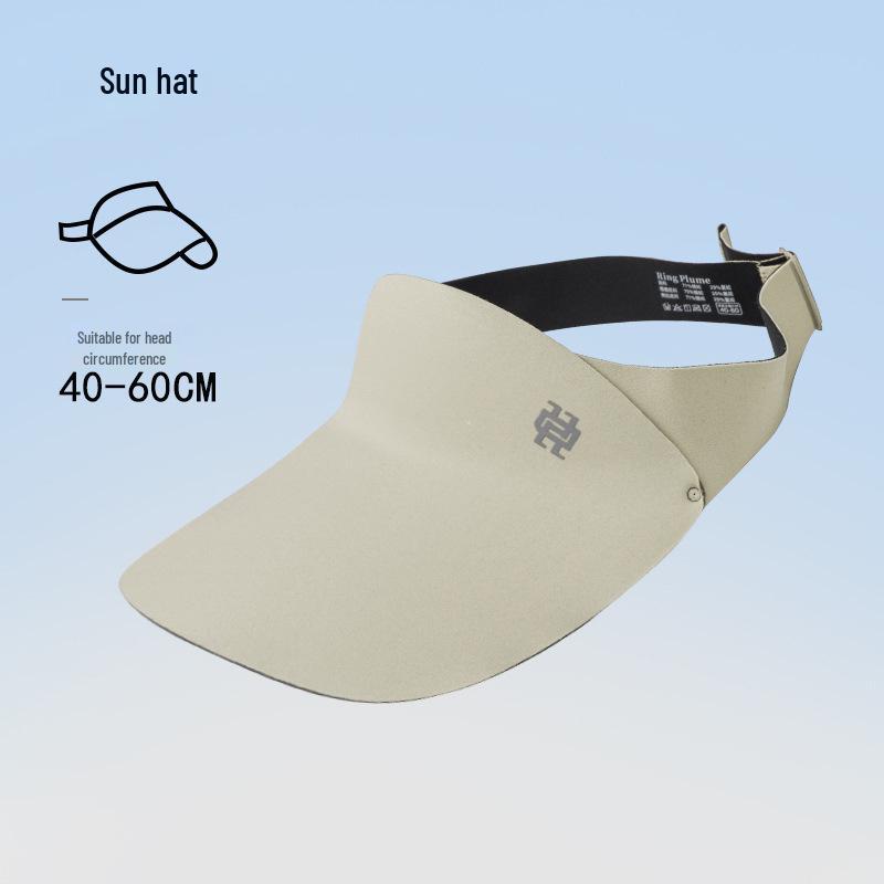 

Бесшовная шляпа от солнца с открытым верхом для больших голов – Модная и функциональная для спорта и повседневной носки Adjustable грязно-белый