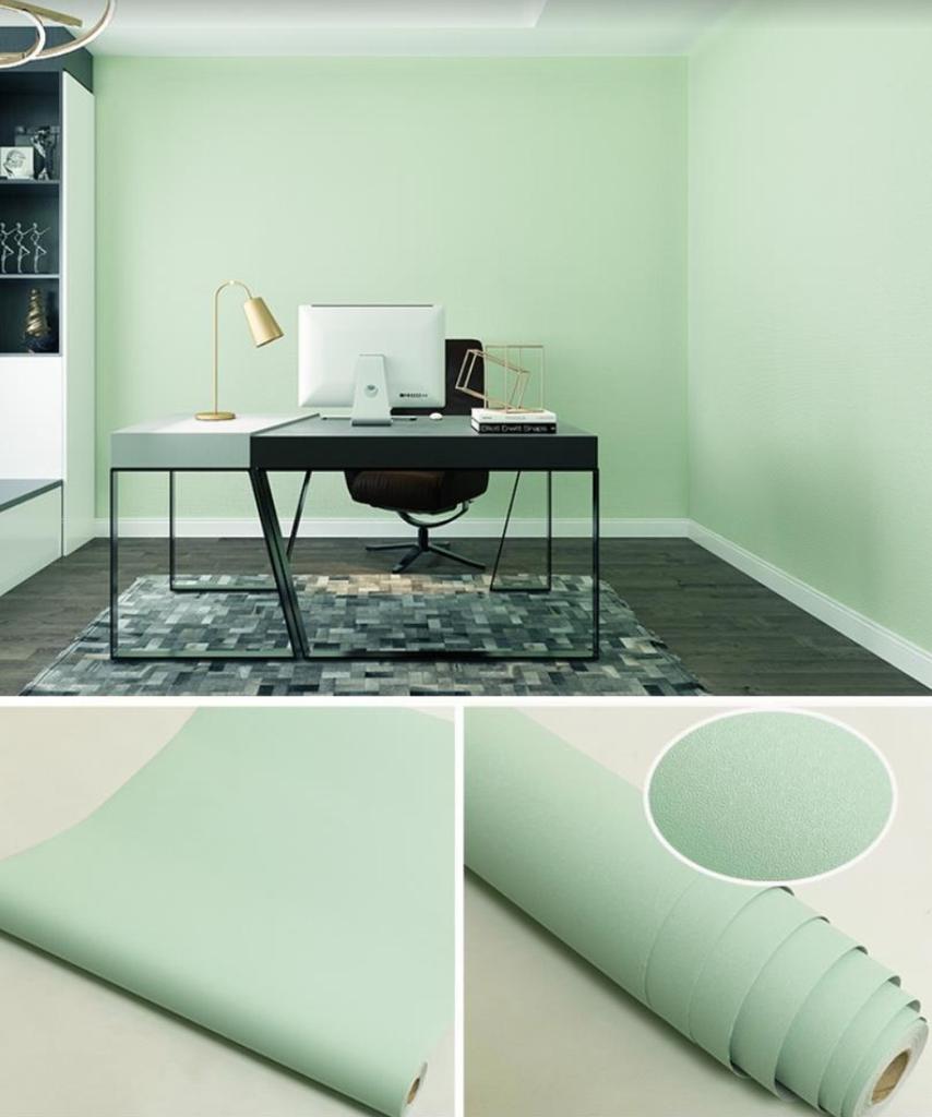 Matte Solid Self Adhesive Wallpaper for Walls In Rolls for Living Room Kitchen Furniture Wall Decorative Vinyl PVC Wall Stickers